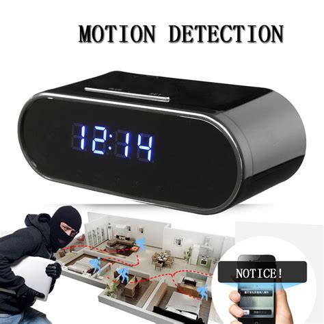 surveillance clock camera|clock hidden camera with audio.